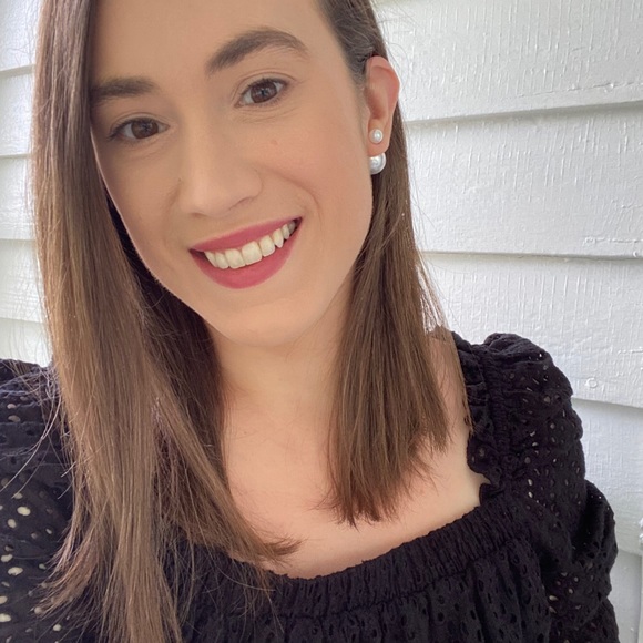 ๐ "Penelope" Earrings || White Pearl Statement - Picture 8 of 12